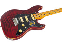 Larry Carlton S7 FM See Thru Red New Gen Larry Carlton S7 FM See Thru Red New Gen
